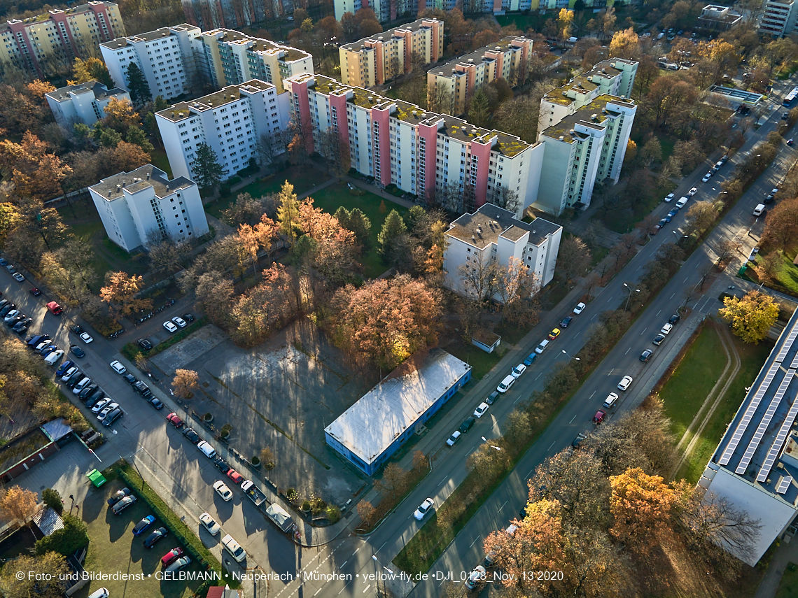 13.11.2020 - der Ostpark mit See und Biergarten in Neuperlach